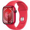 Apple Watch Series 9 GPS Cassa 41m in Alluminio (PRODUCT)RED con Cinturino Sport Band (PRODUCT)RED - S/M