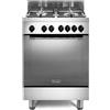 Delonghi De Longhi GEMMA 66 ML Gemma Cucina da accosto cm. 60 - 4 fuochi gas + 1 forno elettrico - inox CLASSE A