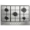 Indesit THP 752 IX/I 1 piano gas inox 75cm 5 fuochi griglie smaltate