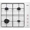 Smeg S64SB piano cottura Bianco Da incasso 60 cm Gas 4 Fornello(i)