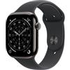 Apple Watch Series 11 GPS + Cellular 46mm Cassa Titanio Ardesia con Sport Band Nero - S/M