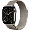 Apple Watch Series 11 GPS + Cellular 42mm Cassa Titanio con Loop in maglia Milanese