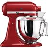 KitchenAid Artisan 5KSM175PS impastatrice planetaria con testa reclinabile 300 W 4,8 L Rosso