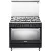 Delonghi De'Longhi PEMA 96 SG cucina Elettrico Gas Nero
