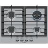 Bosch Serie 6 PCH6A5I90 Piano cottura a gas 60 cm 4 fuochi Acciaio Inox