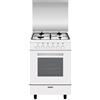 Glem Gas A554MX6 cucina Piano cottura Bianco CLASSE A