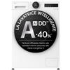 LG F4X7011TWB Serie X7 Lavatrice Smart A Libera Installazione 11 Kg, AI DD™, 1400 Giri, Display Easy Circle, Wi-fi, AI Wash, Turbowash, Classe A-40%, Bianco