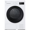 LG RNA1008NWK Asciugatrice 8kg Pompa di calore, Classe D, 8 programmi, Sensore asciugatura