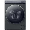 Haier X Series 7, Lavatrice Slim 9 KG, 25% più efficente della classe A, 1400 giri, Antracite, Direct Motion, Vapore, Wi-Fi, Smart AI, Scruscotto Anti-impronta, 360° ABT, HW90-B14367GTUIT