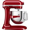 KitchenAid 5KSM70SHXEER Sbattitore con base 375 W Grigio, Rosso, Acciaio inox