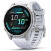 Garmin Fenix 8 3,3 cm (1.3") AMOLED 43 mm Digitale 416 x 416 Pixel Touch screen Argento Wi-Fi GPS (satellitare)