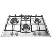 Hotpoint PCN 642 IX/HAR piano cottura Acciaio inossidabile Da incasso 59 cm Gas 4 Fornello(i)