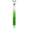 Legami - Penna Click&Clack a Due Colori, Tema Panda, Inchiostro Nero e Verde, Penna a Scatto, Ideale per Scuola Ufficio Casa, Bicolore, Diametro Punta 1 mm