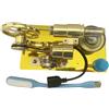 Modello di Motore Stirling Base Dorata Motore Stirling Desktop Volano Grande