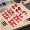 Kit Aggiornamento Metallo Tuning Braccetti Sospensione Completo per Pista RC