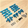 Kit Sospensioni Metalliche Resistente All'usura Set Bracci Sospensione RC