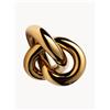 Cooee Design Oggetto decorativo fatto a mano Knot, alt. 9 cm - Oro