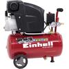 Einhell TE-AC 230/24 - Compressore aria elettrico carrellato - motore 2 HP - 24 lt