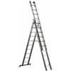 Marchetti Azzurra A3 A310, 3x10 gradini, 7.55 m - Scala in alluminio allungabile - Altezza stimata operativa 8.55 m