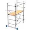 Marchetti Minio - Trabattello in alluminio - Base 80cm - Compatto e portatile - Altezza 1,52m