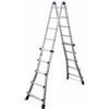 Facal Briko Blu BB/4, 2x10 gradini, 5.12 m - Scala in alluminio telescopica - Altezza stimata operativa 6.05 m