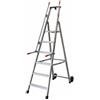Facal Mayorà Tecnoscala QM-7, 7 gradini, 2.29 m - Scala da lavoro con ruote e maniglie - Altezza stimata operativa 3.39 m