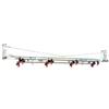 AgriEuro Premium Barra diserbo meccanica 6 mt con tubi inox e 12 getti a membrana con antigoccia