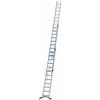 Facal Super Prima P420-3F, 12+13+13 gradini, 9.90 m - Scala in alluminio con fune - Altezza stimata operativa 10.80 m