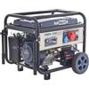 BullMach AMBRA 12000 E-3 - Generatore di corrente carrellato a benzina con AVR 8.5 kW - Continua 7.8 kW Trifase