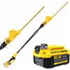 Stanley Fatmax V20 - Tagliasiepi su asta di prolunga telescopica elettrico a batteria 18V/4Ah
