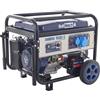 BullMach AMBRA 9500 E - Generatore di corrente carrellato a benzina con AVR 7.5 kW - Continua 7 kW Monofase