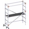 Gierre Fast&lock 100 - Trabattello mobile in alluminio - Altezza 1.81 m