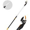Fiskars UPX86 - Forbicione da potatura telescopico professionale - asta 240/400 cm + segaccio - Ø 32mm