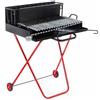 Pegoraro Angelo 214 Medium - Barbecue portatile a legna e carbone - Pieghevole