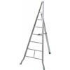 Facal AGRI AG250 - Scala a tre piedi agricola in alluminio, 6 gradini, 2.50 m - da potatura - conica - Altezza stimata operativa 3.50 m