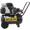 Nuair Sil Air 244/24 - Compressore aria elettrico monofase silenziato, oil-less - Motore 1.5 HP - 24 lt