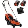 Black & Decker BCMW3336L2-QW - Tagliaerba a batteria - 36V/2.5Ah - Taglio 33 cm