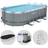 Bestway Power Steel 56710 - 549x274x122 cm - Piscina Ovale