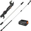 Gardena HighCut 360/18V P4A - Forbice elettrica da potatura su asta - 18V 2Ah - Diametro di taglio 28mm