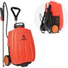 Ausonia - Pompa irroratrice a spalla carrellabile 16L - Batteria 12V - 10Ah