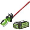Greenworks G40HT - Tagliasiepi elettrico a batteria 40V/2Ah - Lama da 61 cm