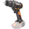 Worx WX100.9 - Trapano avvitatore a batteria 20V - SENZA BATTERIA E CARICABATTERIA