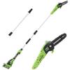 Greenworks G40PSFK2 - Potatore a batteria a spalla su asta di prolunga - Batteria 40V 2Ah