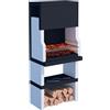 Linea VZ Stoccolma - Barbecue in muratura a legna e carbone