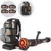 Worx Nitro WG572E - Soffiatore a zaino a batteria - 4 batterie da 20V 4Ah