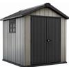 Keter Oakland 757 - Casetta da giardino - Con porta a doppia anta e finestra -229x223.5x242 cm
