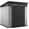 Keter Artisan grigio - Casetta da giardino - Con porta doppia anta - 214x218x226 cm