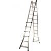 S.T.P. Universale A20UNIND, 2x12 gradini, 6.08 m - Scala in alluminio telescopica - Altezza stimata operativa 7.08 m