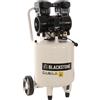 BlackStone V-SBC50-15 - Compressore aria silenziato oilless - Motore 1.5 HP - 50 Litri - Verticale