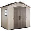 Keter Factor beige - Casetta da giardino - Con finestra laterale - 256.5x182x243 cm